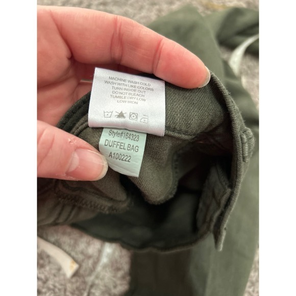 Lila Ryan duffel bag green skinny jeans pants zip button stretch‎ camo army 30 - Picture 6 of 9